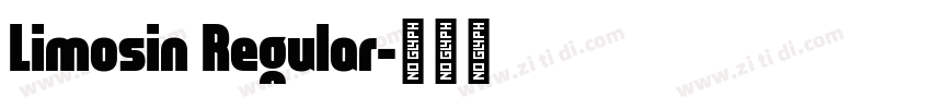 Limosin Regular字体转换